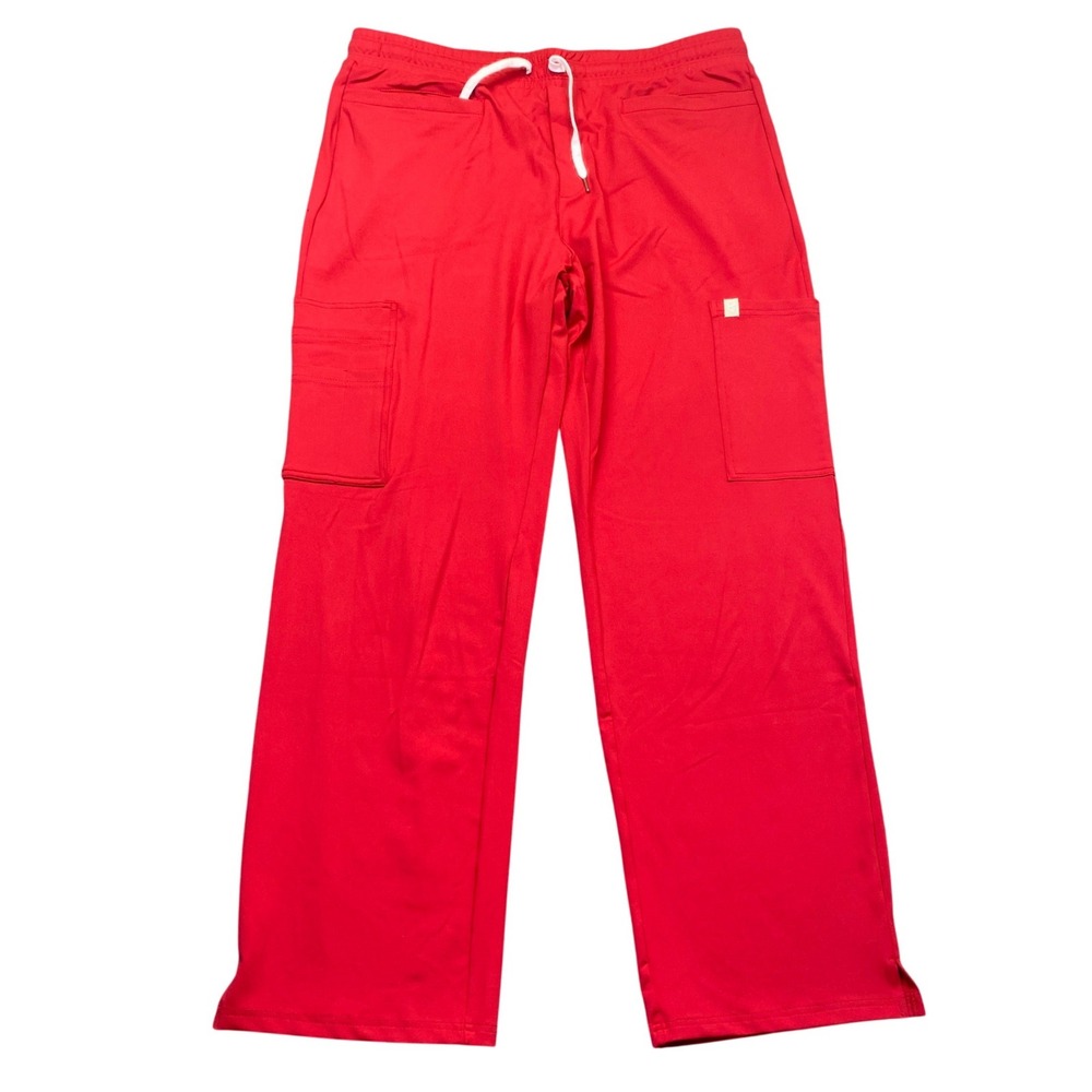 Scope Scrubs Red Cargo Pants 4-Way Stretch Antimicrobial Plus Size 3XL NWT